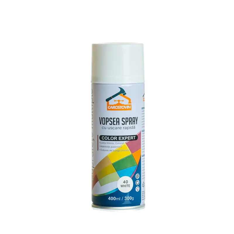 Vopsea spray, Alb, RAL-40