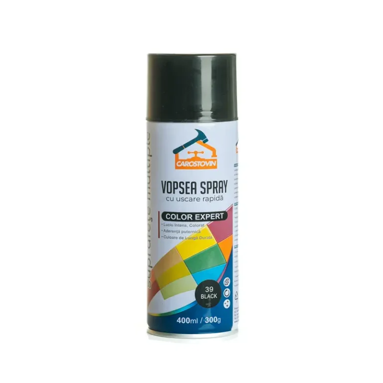 Vopsea spray, Negru, RAL-39