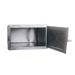 Cuptor din tabla neagra, 370 x 370 x 250 mm - imagine 2