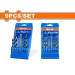 Set 9 burghie elicoidale pentru lemn