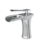 Bateria lavoar tip cascada, cromat lucios, ER-A504, Ermetiq - imagine 2