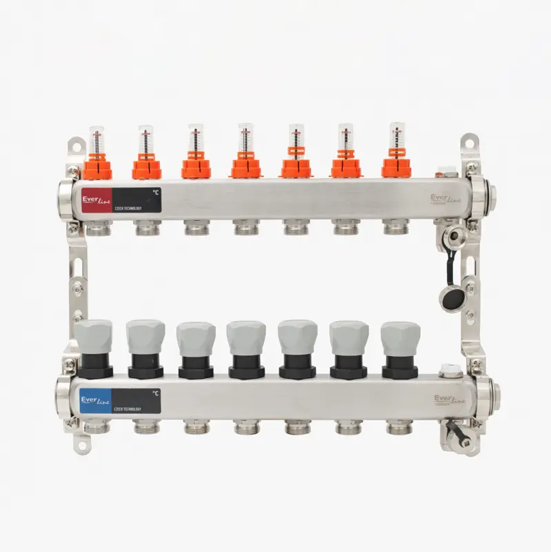 Set distribuitor inox pardoseala