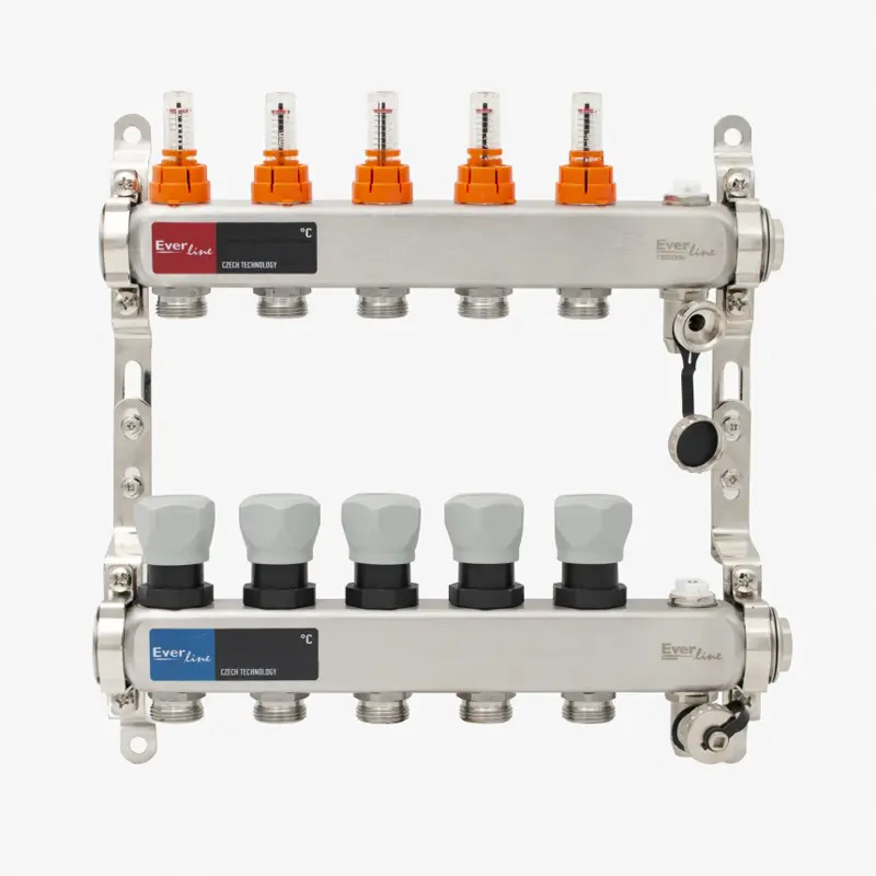 Set distribuitor inox pardoseala