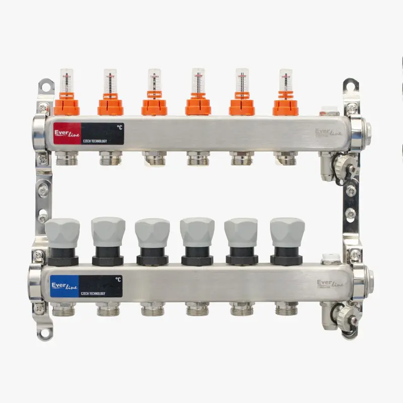 Set distribuitor inox pardoseala