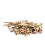 Surub pentru pal/lemn, cu cap inecat, filet partial, 6 x 140 mm, 100 buc/cutie - imagine 2