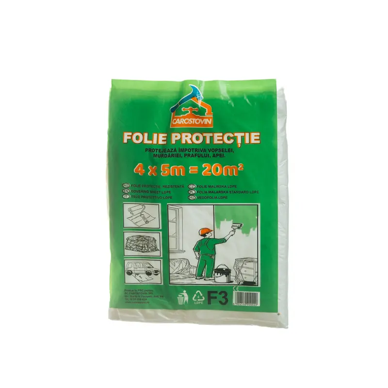 Folie pentru zugravit, 4 x 5 m