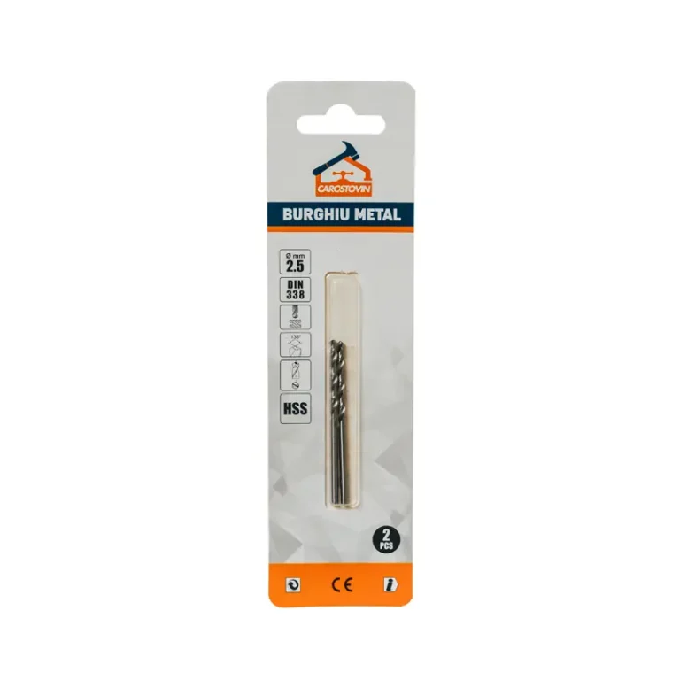 Burghiu metalic profesional, 2.5 mm
