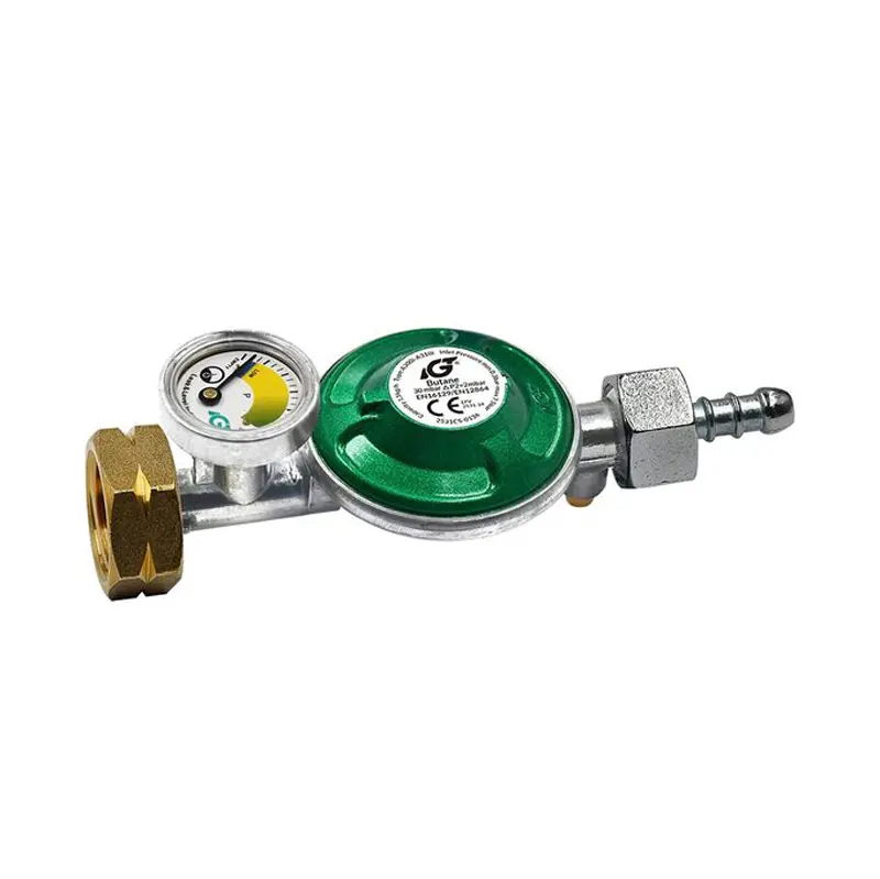 Regulator GPL, IGT cu manometru pentru butelie