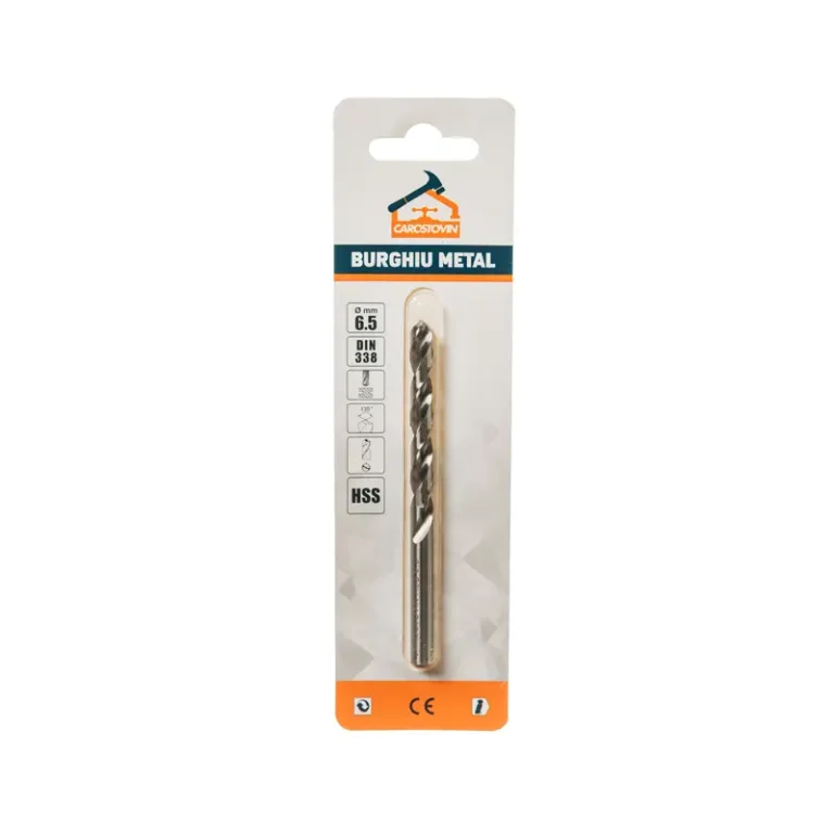 Burghiu metalic profesional, 6.5 mm