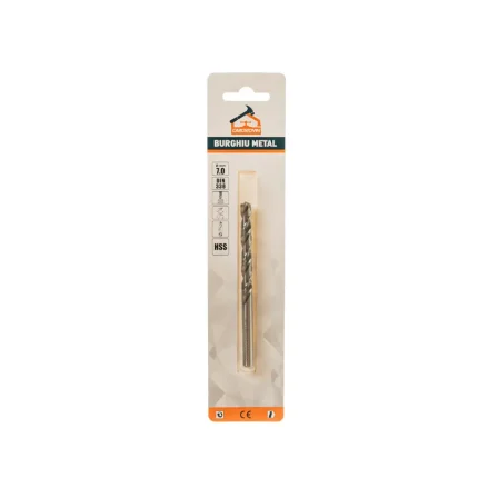 Burghiu metalic profesional, 7 mm, HSS, Carostovin