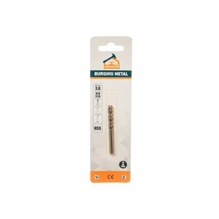 Burghiu metalic profesional, 3 mm