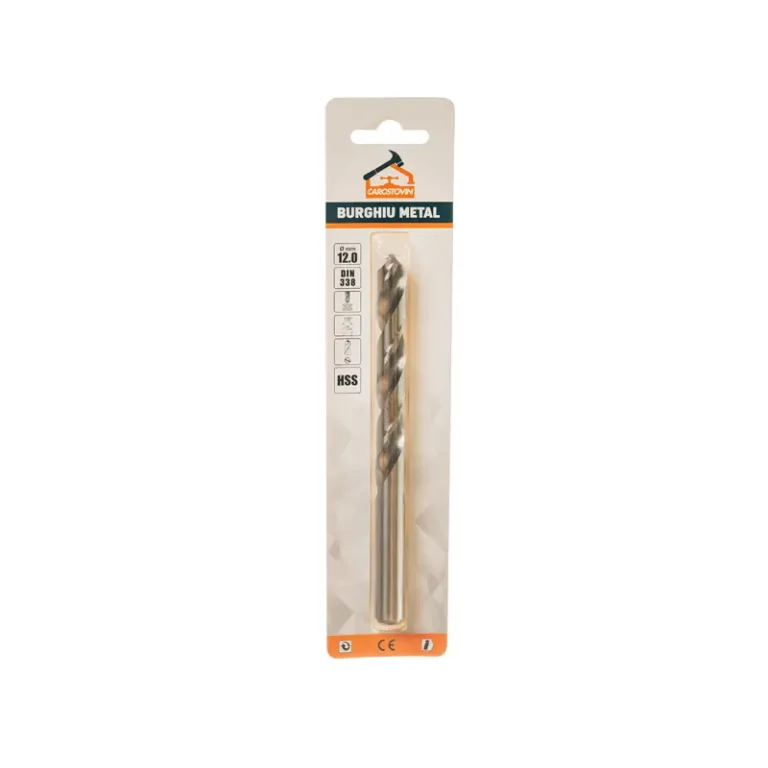 Burghiu metalic profesional, 12 mm
